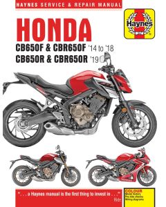 Honda CB650R (2014-2019) Repair Manual Haynes Reparaturanleitung