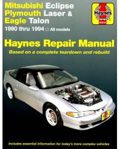 Mitsubishi Eclipse (1990-1994) Repair Manual Haynes Reparaturanleitung
