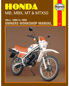 Honda MB5 (1980-1993) Repair Manual Haynes Reparaturanleitung