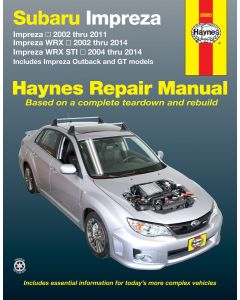 Subaru Impreza WRX (2002-2014) Repair Manual Haynes Reparaturanleitung