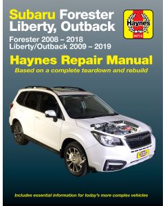 Subaru Forester SJ S4 (2008-2019) Repair Manual Haynes Reparaturanleitung