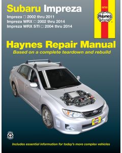 Subaru Impreza (2002-2014) Repair Manual Haynes Reparaturanleitung