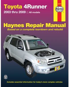 Toyota 4Runner (2003-2009) Repair Manual Haynes Reparaturanleitung