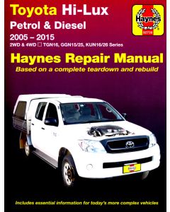 Toyota Hi-Lux (2005-2015) Repair Manual Haynes Reparaturanleitung