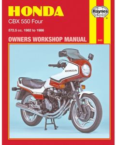 Honda CBX 550 Four (1982-1986) Repair Manual Haynes Reparaturanleitung
