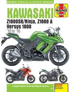 Kawasaki ZX1000SX Ninja (2011-2016) Repair Manual Haynes Reparaturanleitung