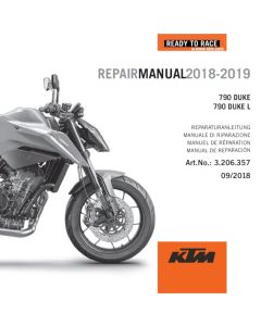 KTM 790 Duke / 790 Duke L (2018-2019) Werkstatthandbuch DVD