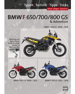 BMW F 600 700 800 GS (2008-2018) Reparaturanleitung Sattelmaier Verlag