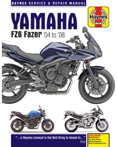 Yamaha FZ6 Fazer (2004-2008) Repair Manual Haynes Reparaturanleitung
