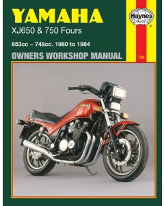 Yamaha XJ650 & 750 Fours (1981-1984) Repair Manual Haynes Reparaturanleitung