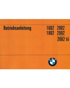 SV038_BMW 1602 2002 1802 2002 Automatic und 2002 tii - Betriebsanleitung-originalanleitungen
