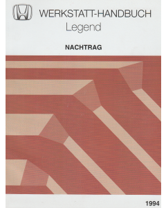 Honda Legend (1994) Werkstatthandbuch Nachtrag