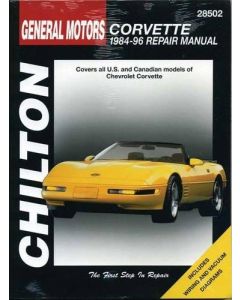 Chevrolet Corvette (84 - 96) Repair Manual Chilton