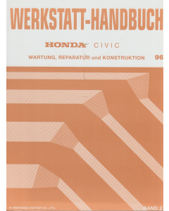 Honda Civic (1996) Werkstatthandbuch Band 1