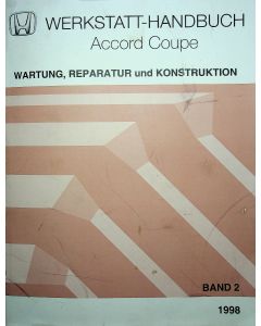 Honda Accord Coupe (1998) Werkstatt - Handbuch Band 2