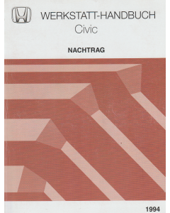 Honda Civic (1994) Werkstatthandbuch Nachtrag