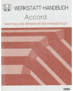 Honda Accord (1990) Werkstatthandbuch