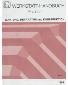 Honda Accord (1993) Werkstatthandbuch