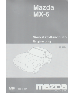Mazda MX-5 (1998-2005) Werkstatthandbuch Ergänzung