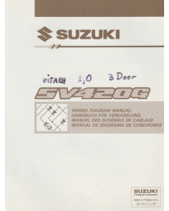 Suzuki SV420G (1997) Handbuch für Verkabelung