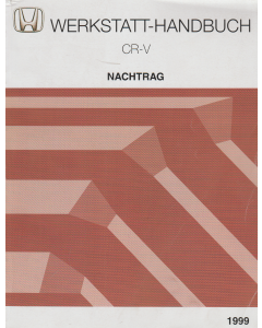 Honda CR-V (1999) Werkstatthandbuch Nachtrag