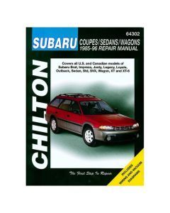 Subaru Coupes Sedans Wagons (85-96) Repair Manual Chilton Reparaturanleitung