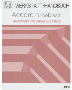 Honda Accord Turbo Diesel (1996) Werkstatthandbuch