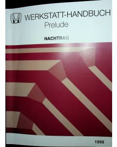 Honda Prelude (1999) Werkstatthandbuch Nachtrag