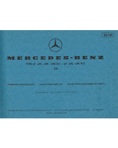 Mercedes Benz LP/LPS/ LPO 811/ LPK 913 318 (1971) Fahrgestell-Ersatzteilliste