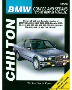 BMW Coupes and Sedans (70-88) Repair Manual Chilton Reparaturanleitung