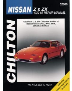 Nissan Z and ZX (70-88) Repair Manual Chilton Reparaturanleitung