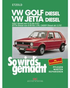 VW Golf , Jetta, Caddy (76-84) - Reparaturanleitung 