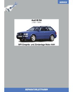Audi 80 (1991-1994) Reparaturleitfaden MPI Einspritz- und Zündanlage Motor AAH