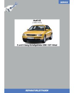Audi A3 (1996-2003) Reparaturleitfaden Schaltgetriebe 02M und 02Y Allrad