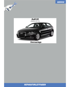 Audi A3 (2003-2013) Reparaturleitfaden Bremsen / Bremsanlage