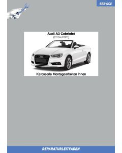 Audi A3 Cabrio (2014-2020) Reparaturleitfaden Karosserie Innen