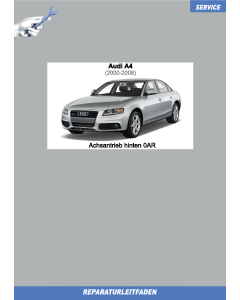 Audi A4 (2000-2008) Reparaturleitfaden Achsantrieb hinten 0AR