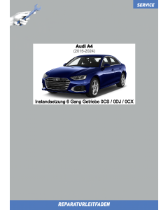 Audi A4 (2015-2024) Instandsetzung 6 Gang Schaltgetriebe 0CS / 0DJ / 0CX