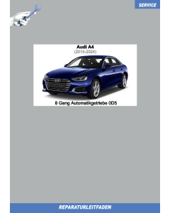 Audi A4, 8 Gang Automatikgetriebe 0D5 - Reparaturleitfaden