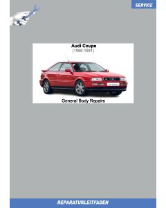 Audi Coupe (1987-1996) Workshop Manual General Body Repairs