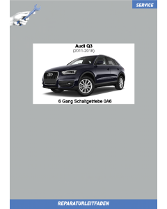 Audi Q3 (2011-2018) Reparaturleitfaden 6 Gang Schaltgetriebe 0A6