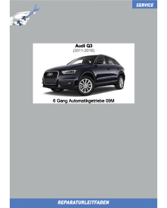 Audi Q3 (2011-2018) Reparaturleitfaden 6 Gang Automatikgetriebe 09M