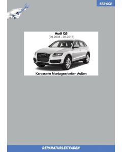 Audi Q5 (2008-2016) Reparaturleitfaden Karosserie Montagearbeiten Außen