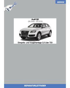 Audi Q5 (2008-2016) Reparaturleitfaden Einspritz- und Vorglühanlage 3,0 Liter TDI