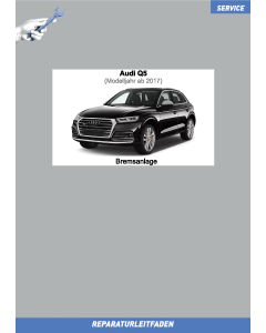 Audi Q5 (ab 2017) Reparaturleitfaden Bremsen, ABS System, Bremsanlage
