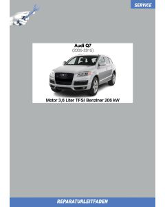 Audi Q7 (2005-2015) Reparaturleitfaden Motor 3,6 Liter TFSI Benziner 206 kW