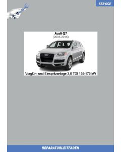 Audi Q7 (2005-2015) Reparaturleitfaden Vorglüh- und Einspritzanlage 3,0 TDI 155-176 kW