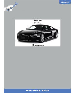 Audi R8 (2015 >) Reparaturleitfaden Bremsen / Bremsanlage