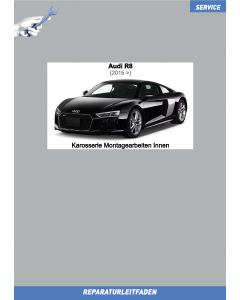 Audi R8 (2015 >) Reparaturleitfaden Karosserie Montagearbeiten Innen