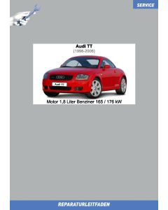 Audi TT (1998-2006) Reparturleitfaden Motor 1,8 Liter Benziner 165 / 176 kW